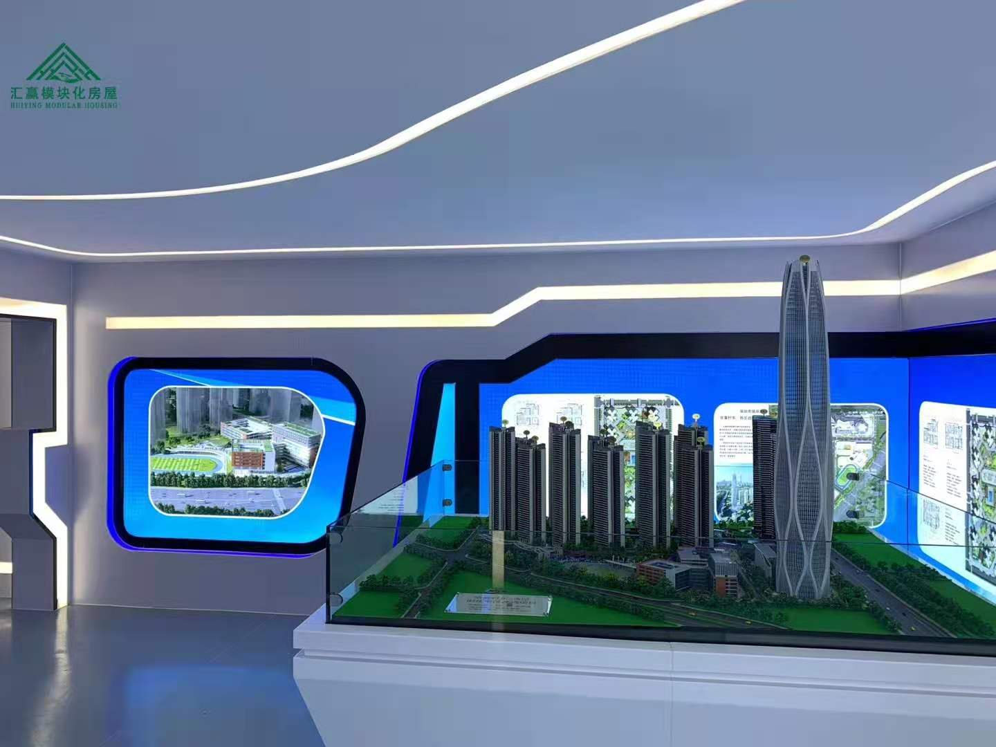 來，看！來，欣賞！我們的智慧工地展覽廳